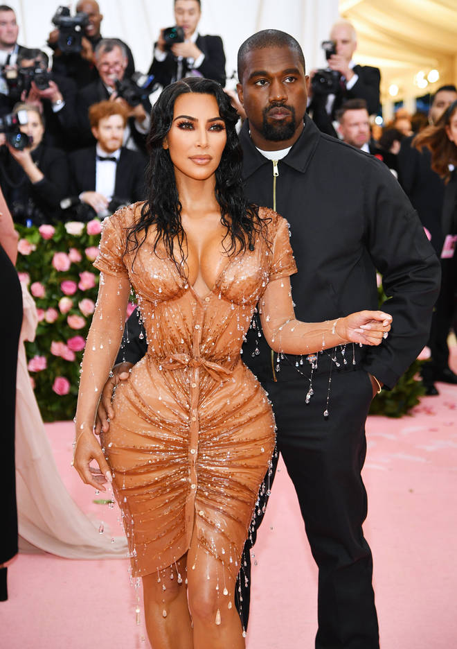 Kim Kardashian West and Kanye West attend The 2019 Met Gala Celebrating Camp: Notes on Fashion at Metropolitan Museum of Art on May 06, 2019 in New York City
