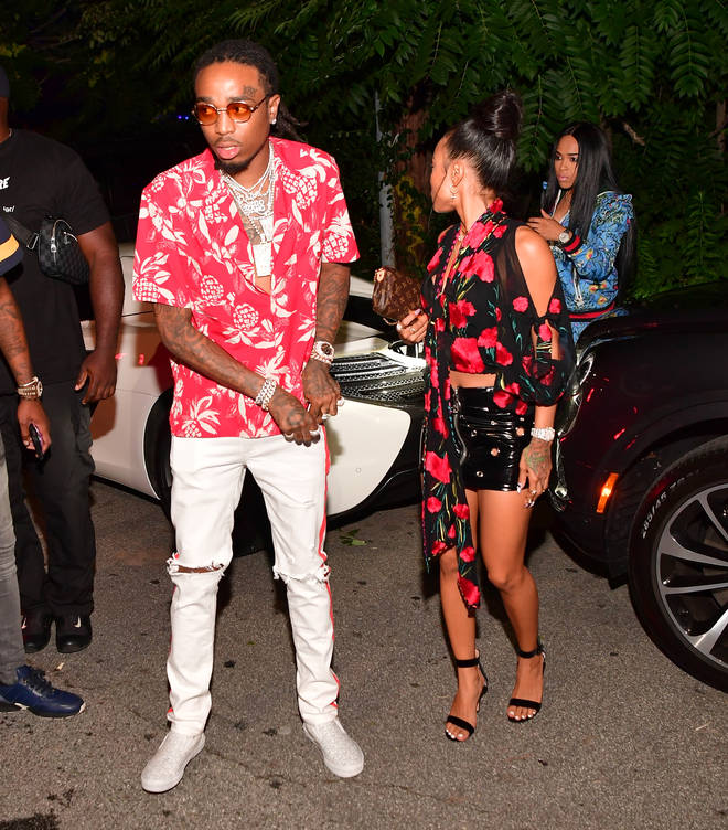 Quavo and Karrueche first sparked romance rumours in 2017 after they were spotted together after attending the Birthday Bash after party at Compound  in Atlanta, Georgia