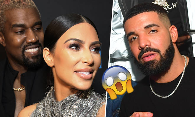 Kim Kardashian claims Drake "threatened" her husband Kanye West.