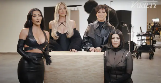 The Kardashians in discussion with Variety about their latest TV show The Kardashians plus more