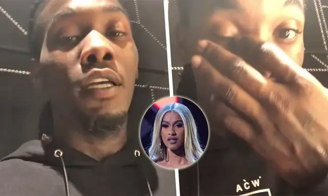 Offset apologises to Cardi B in Instagram video