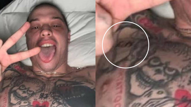 Fans spot Pete Davidson's 'Kim' tattoo on his chest