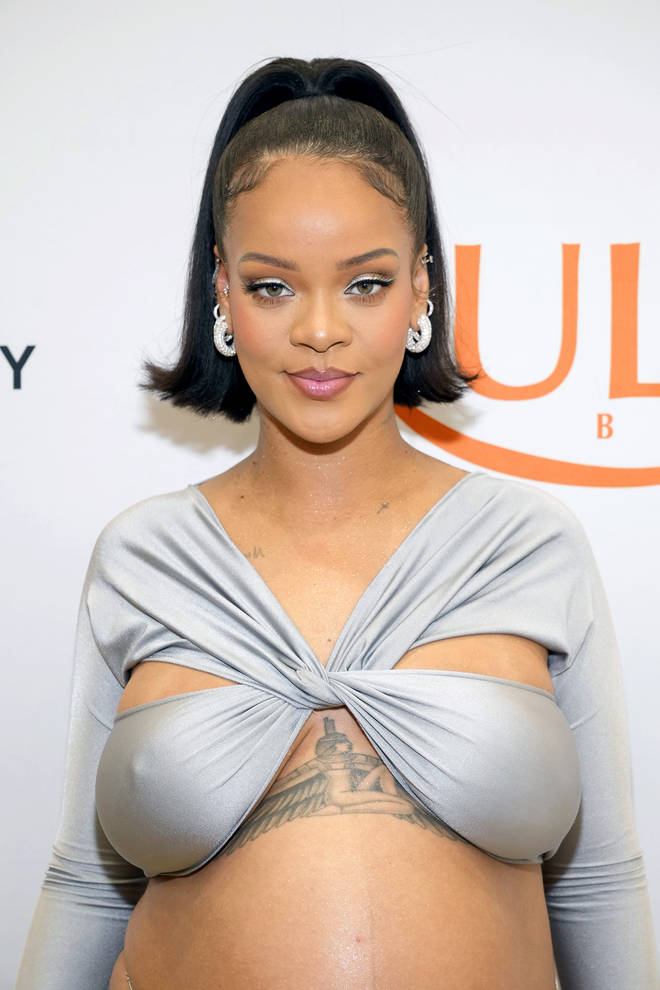 Rihanna celebrates the launch of Fenty Beauty at ULTA Beauty on March 12, 2022 in Los Angeles, California
