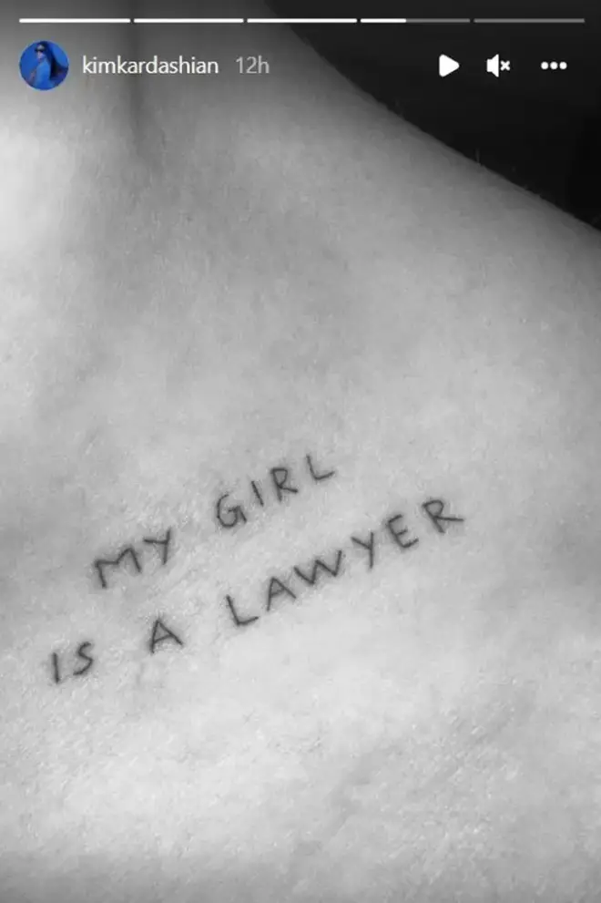 Kim Kardashian shares a photo of Pete Davidson's tattoo dedicated to her