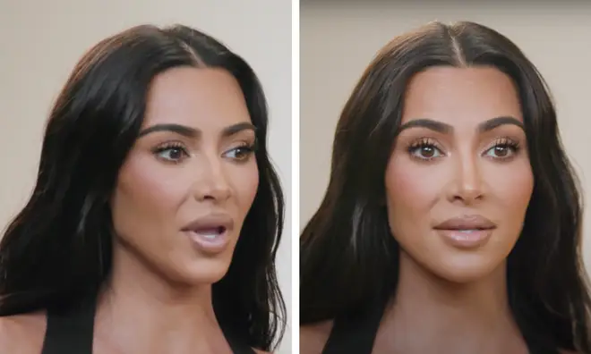 Kim Kardashian offering her advice to women in business in a clip from her Variety interview