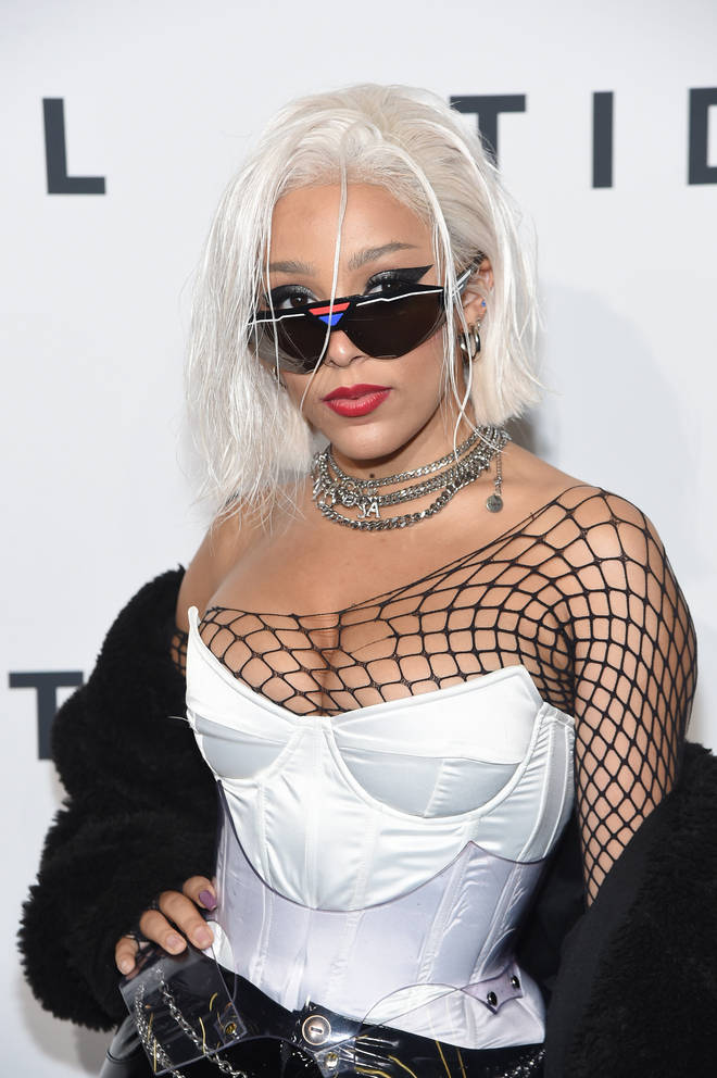 Doja Cat attends the TIDAL's 5th Annual TIDAL X Benefit Concert TIDAL X Rock The Vote At Barclays Center at Barclays Center of Brooklyn on October 21, 2019 in New York City