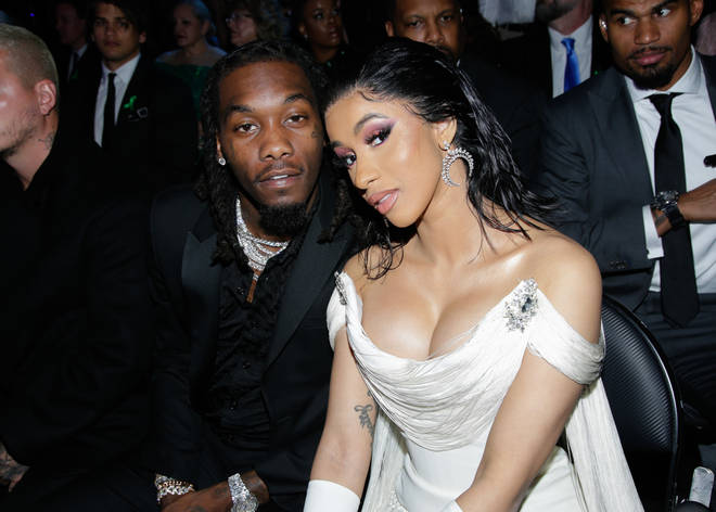 Offset and Cardi B attend THE 61ST ANNUAL GRAMMY AWARDS