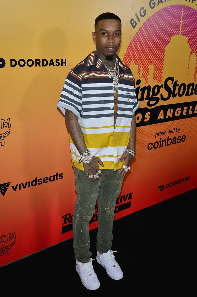 Tory Lanez attends Rolling Stone Live Big Game Experience at Academy LA on February 13, 2022 in Los Angeles, California