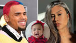Chris Brown confirms third child with Diamond Brown with sweet photo