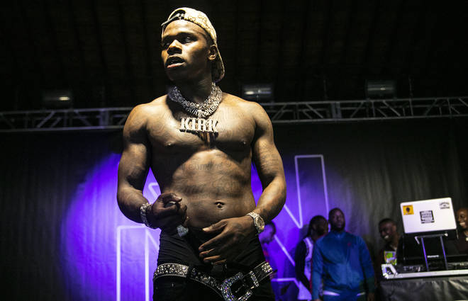 DaBaby denied that he tried to kiss a fan in the viral video