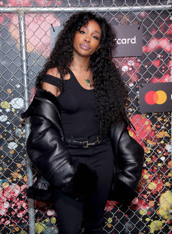 SZA attends the celebration of Mastercard's Start Something Priceless Campaign at the launch of the Mastercard House on January 22, 2018 in New York City