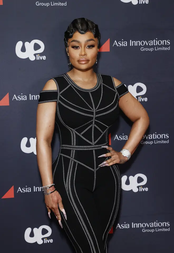 Blac Chyna attends the launch press event announcing Grammy-Winner Paula Abdul as celebrity judge for upcoming Uplive WorldStage Global Singing Competition held at W Hollywood on December 07, 2021 in Hollywood, California