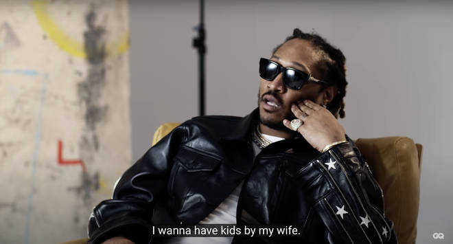 Future answering '7 Questions from Celebrity Friends' for GQ