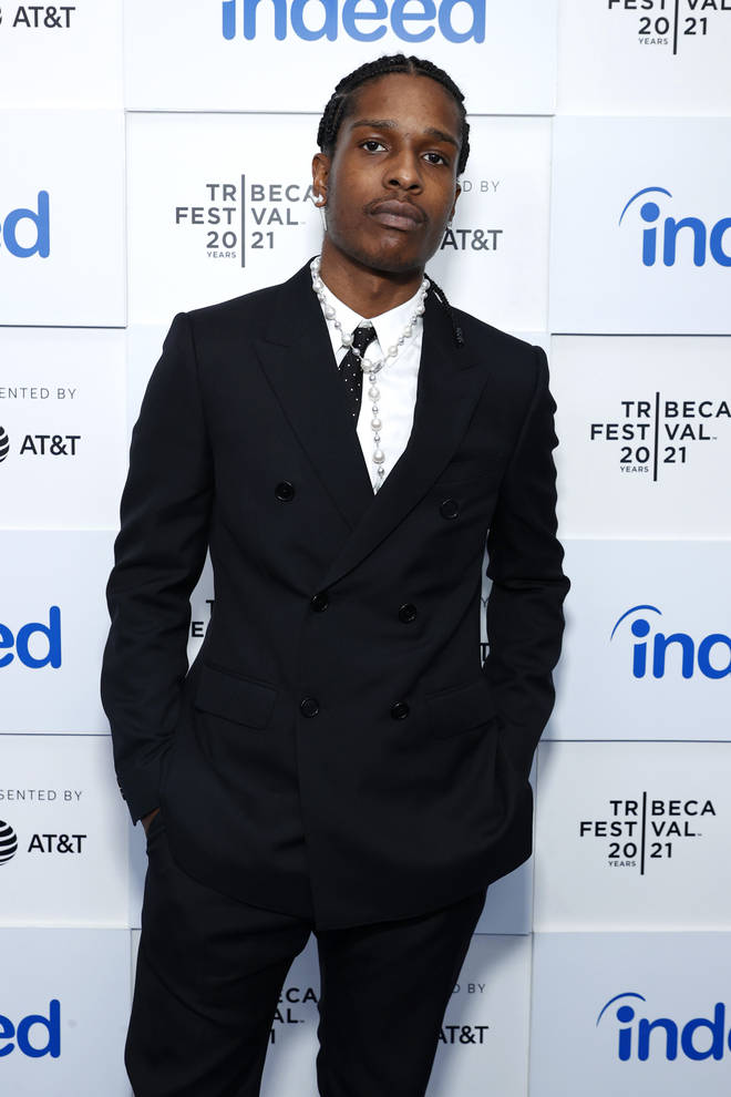 A$AP Rocky attends 2021 Tribeca Festival Premiere of "Stockholm Syndrome"at Battery Park on June 13, 2021 in New York City