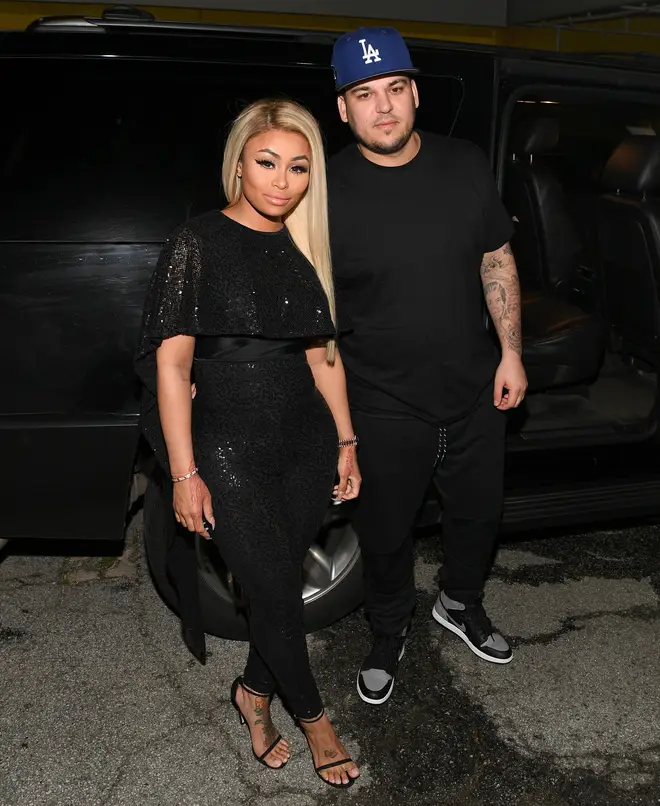 Blac Chyna and Rob Kardashian at Onyx Nightclub on March 27, 2016 in Atlanta, Georgia