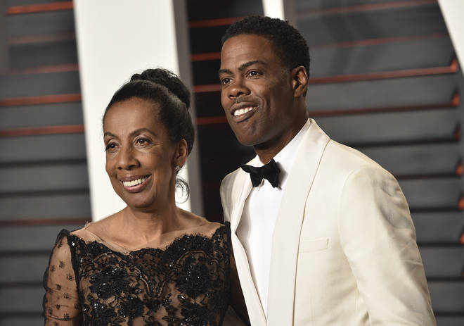 Rosalie Rock and comedian Chris Rock arrive at the 2016 Vanity Fair Oscar Party Hosted By Graydon Carter at Wallis Annenberg Center for the Performing Arts on February 28, 2016 in Beverly Hills, California