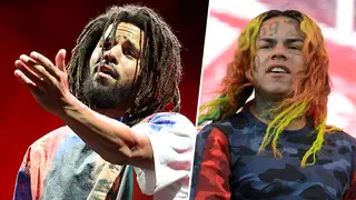 Cole is urging listeners to "pray for 6ix9ine" on his new song with 21 Savage.