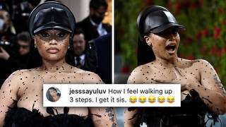 Nicki Minaj roasted for her 'out of breath' walk on the Met Gala carpet