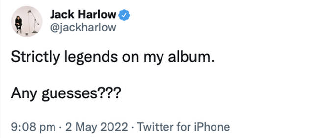 Jack Harlow teases there are 'strictly legends' on his upcoming album