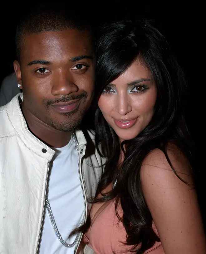Ray J and Kim Kardashian during Charlotte Ronson's 2006 Fall/Winter Fashion Show and After Party at Roosevelt Hotel in Hollywood, California, United States