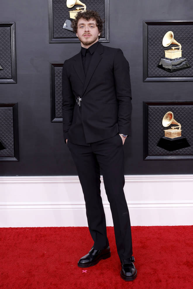 Jack Harlow attends the 64th Annual GRAMMY Awards at MGM Grand Garden Arena on April 03, 2022 in Las Vegas, Nevada