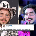 Post Malone 'spotted with mystery girlfriend' following pregnancy announcement