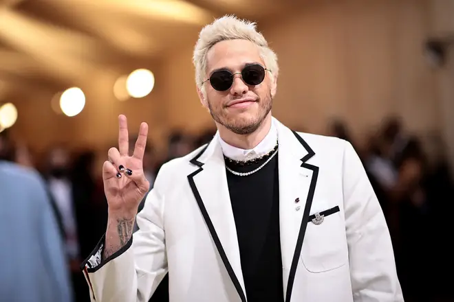 Pete Davidson attends The 2021 Met Gala Celebrating In America: A Lexicon Of Fashion at Metropolitan Museum of Art on September 13, 2021 in New York City