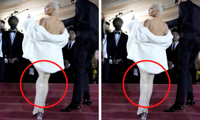 Fans spot Kim Kardashian's photoshop fail from the Met Gala