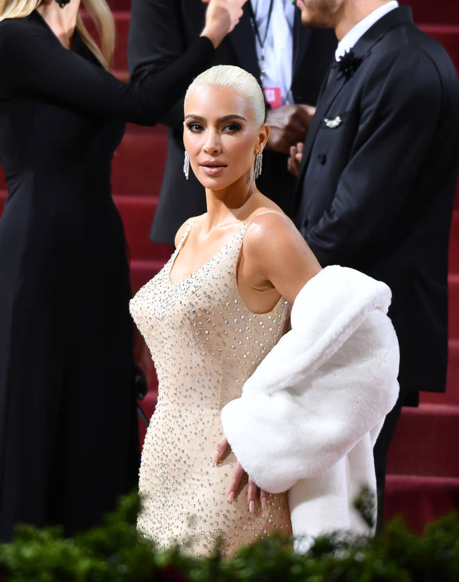 Kim Kardashian attends the the 2022 Met Gala celebrating "In America: An Anthology of Fashion" at The Metropolitan Museum of Art on May 02, 2022 in New York City
