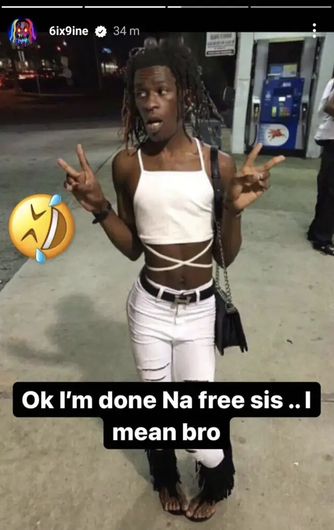 Tekashi 6ix9ine shares edited photos of Young Thug on Instagram