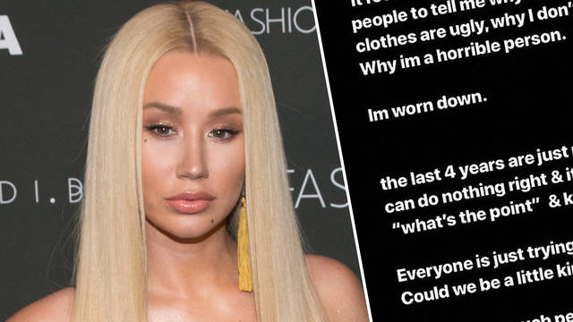 Iggy Azalea sparked concern among fans after posting the troubling messages.