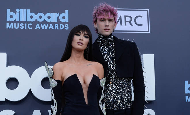 Megan Fox and Machine Gun Kelly attend the 2022 Billboard Music Awards at MGM Grand Garden Arena on May 15, 2022 in Las Vegas, Nevada