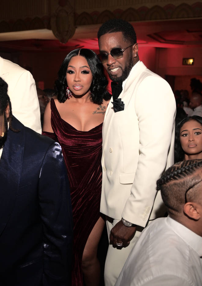 Yung Miami and Sean "Diddy" Combs attend Black Tie Affair for Quality Control&squot;s CEO Pierre Thomas, also know as Pee Thomas, at  on June 2, 2021 in Atlanta, Georgia