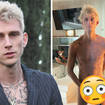 Machine Gun Kelly strips down completely naked for nude selfie after covering tattoos