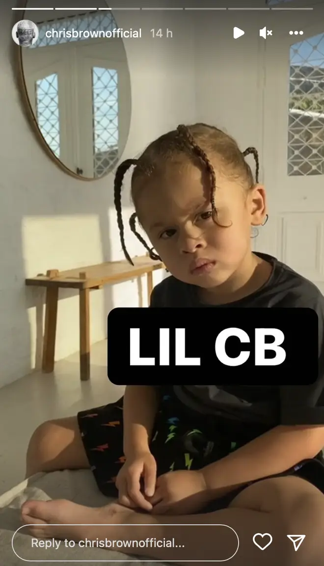 Chris Brown calls Aeko 'Lil CB' as he shares a new photo of him on Instagram