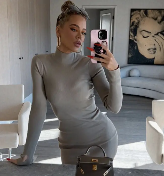 Fans notice Khloe Kardashians 'snatched waist' in recent full-body photos on Instagram