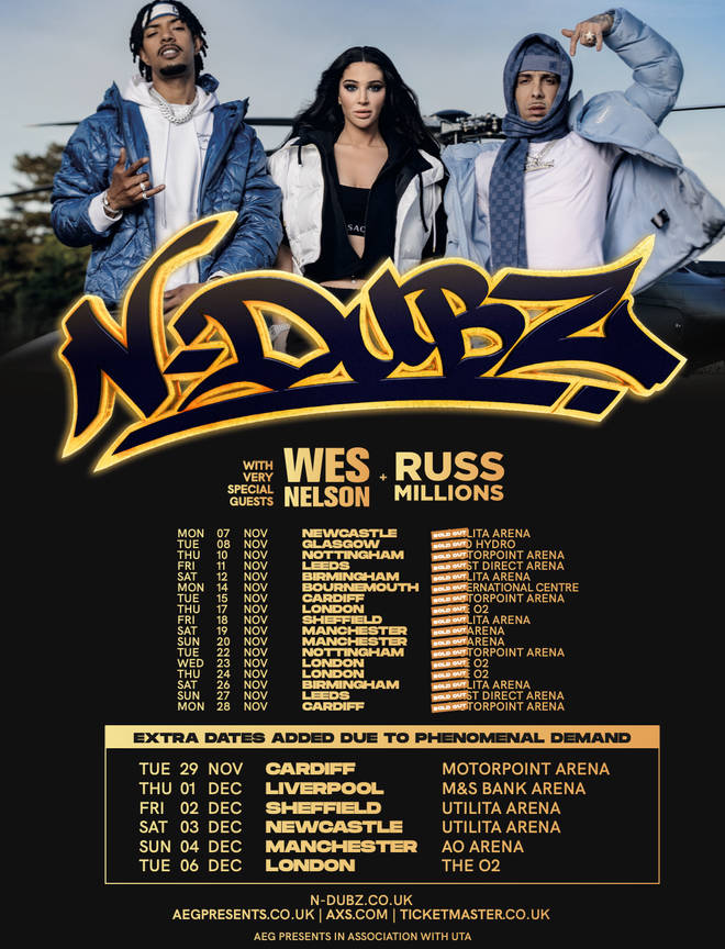 N-Dubz reveals new dates for their U.K arena tour!