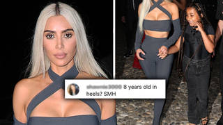 Kim Kardashian slammed for allowing daughter North West, 8, to wear heels
