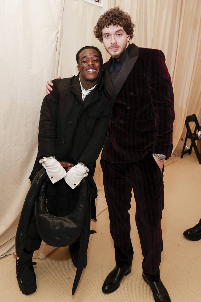 Lil Uzi Vert and Jack Harlow attend The 2021 Met Gala Celebrating In America: A Lexicon Of Fashion at Metropolitan Museum of Art on September 13, 2021 in New York City