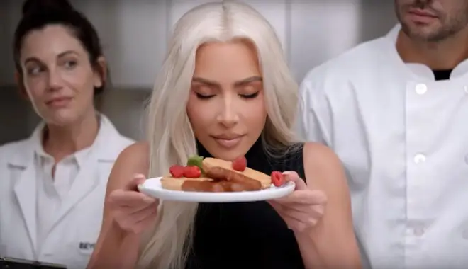 Kim Kardashian in the Beyond Meat commercial