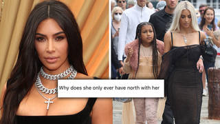 Kim Kardashian accused of 'picking favourites' out of her kids in new wedding pics