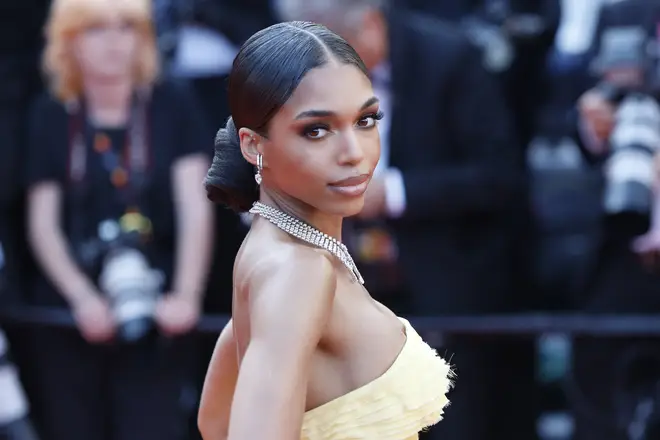 Lori Harvey pictured at the lors du Festival in Cannes on May 17, 2022.