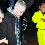 Pete Davidson holds hands with Saint West during outing without Kim Kardashian