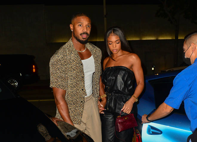 Michael B. Jordan and Lori Harvey spotted together on August 20, 2021 in Los Angeles, California.