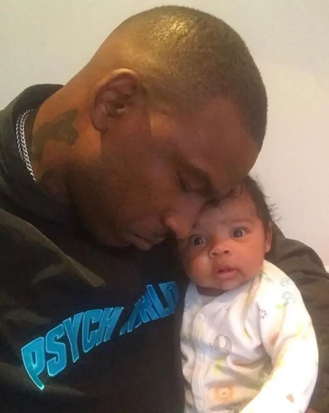 Skepta shared the first picture of his baby daughter