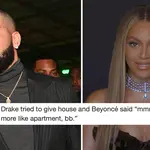 Drake and Beyonce comparison memes