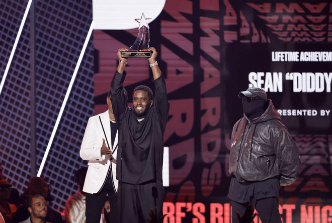 Diddy received his lifetime achievement award at the BET awards yesterday