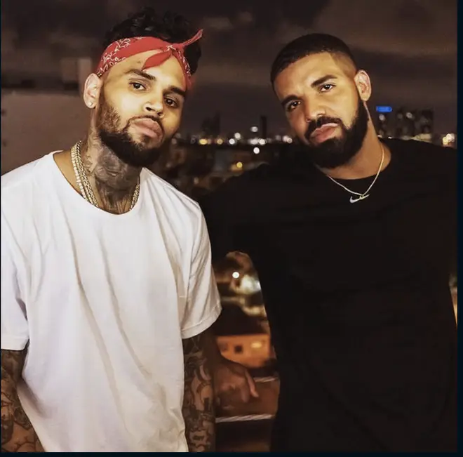 Chris Brown and Drake in 2019