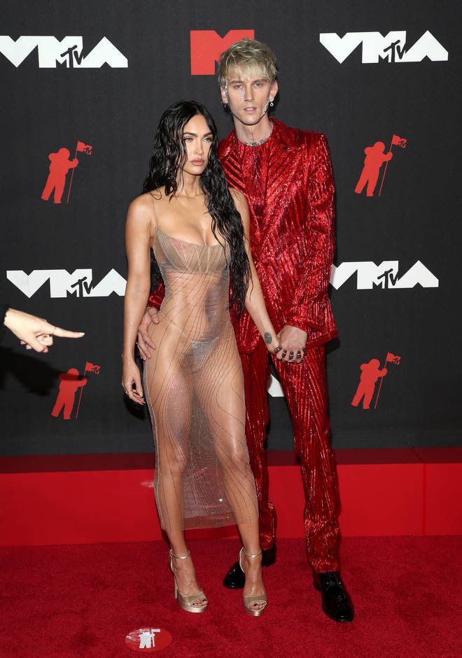 MGK and Megan Fox at the 2021 VMA's