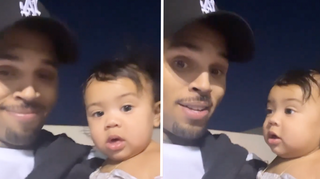 Chris Brown shares first video with baby daughter Lovely Symphani